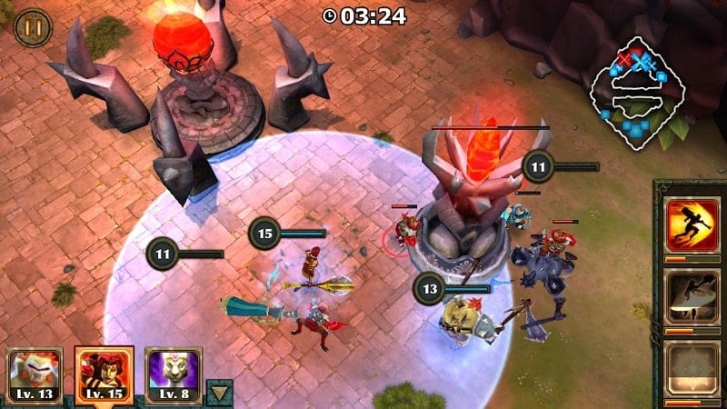 Legendary Heroes MOBA Offline mod android