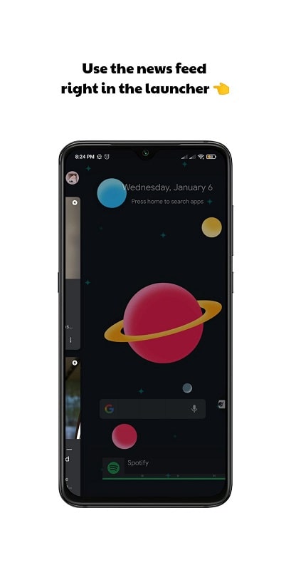 Milky Launcher Pro mod android