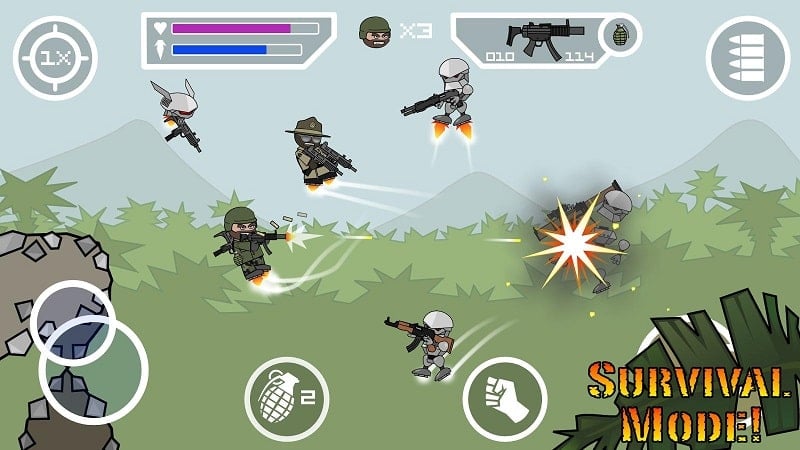 Mini Militia Doodle Army 2 mod
