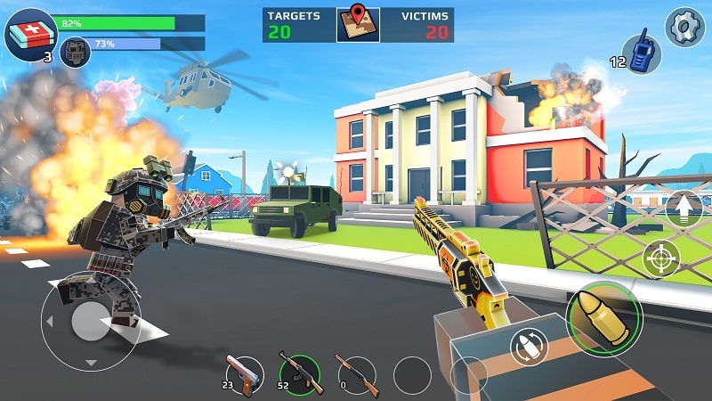 PIXELS UNKNOWN BATTLE GROUND mod android