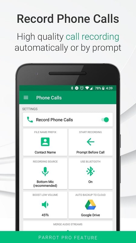 Parrot Voice Recorder mod android