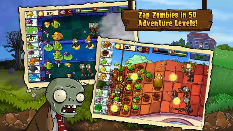 Plants vs Zombies mod apk