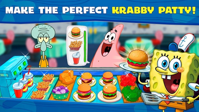 SpongeBob Krusty Cook Off mod apk