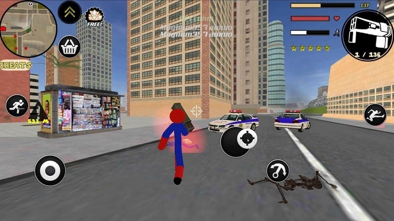 Stickman Spider Rope Hero mod free