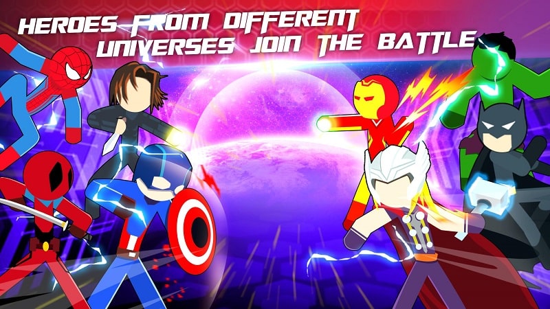 Super Stickman Heroes Fight mod apk