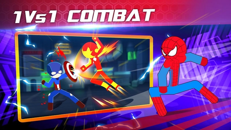 Super Stickman Heroes Fight mod