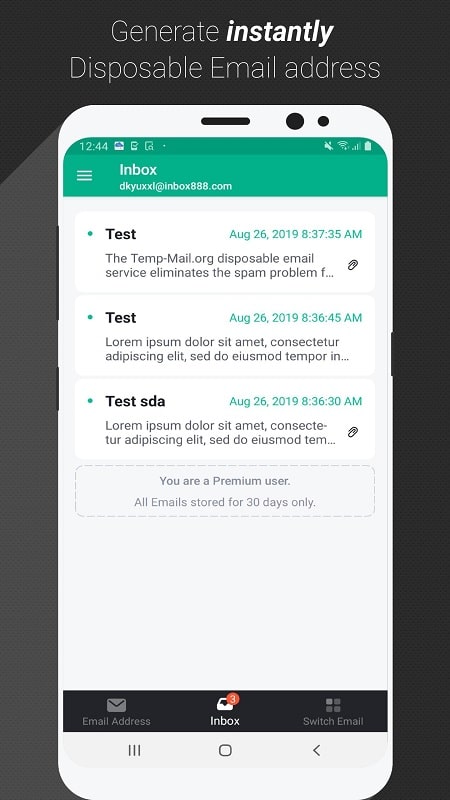 Temp Mail mod apk