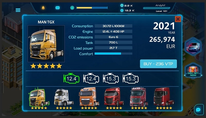 Virtual Truck Manager 2 Tycoon mod apk