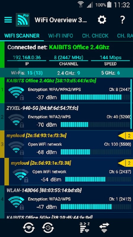 WiFi Overview 360 Pro mod