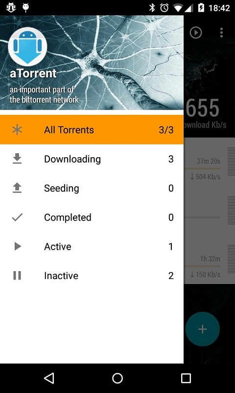 aTorrent mod android