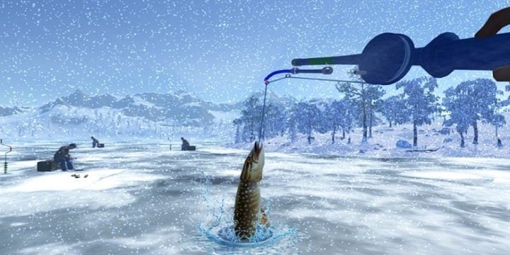 Ice fishing simulator