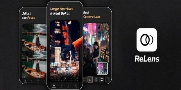 Focus &DSLR Blur–ReLens Camera-