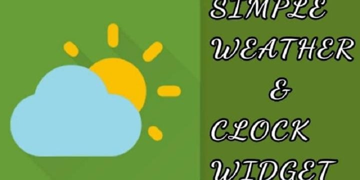 Simple Weather & Clock Widget-
