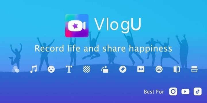 Vlog video editor maker VlogU-