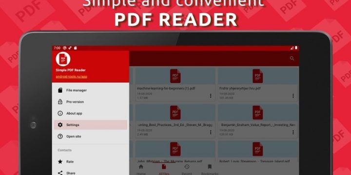 Simple PDF Reader-