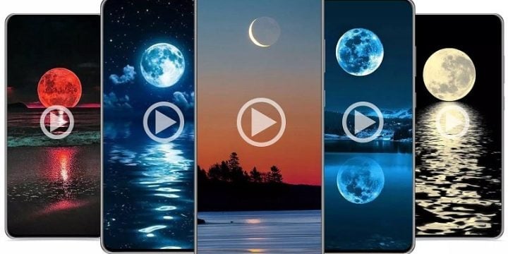 Moon Over Water Live Wallpaper-