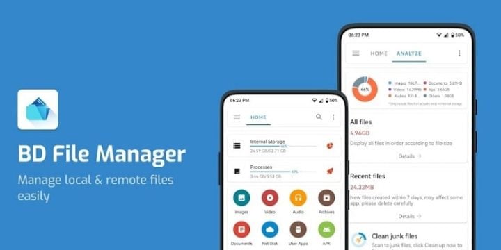 BD File Manager File Explorer-