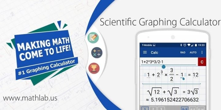 Graphing Calculator + Math PRO-