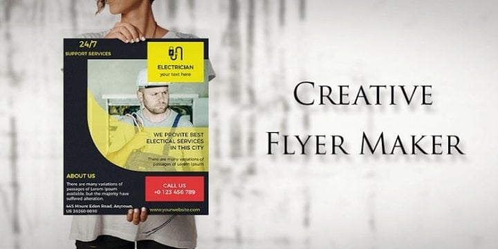 Flyers, Poster Maker, Design-