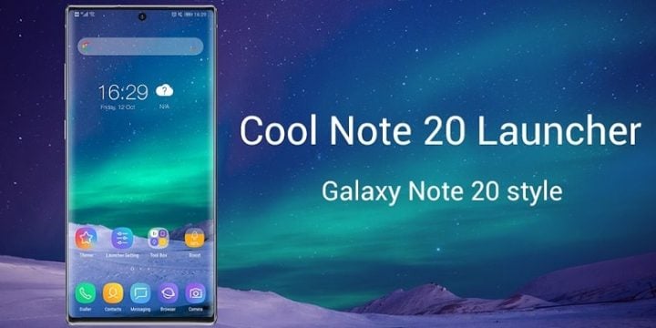 Cool Note20 Launcher-