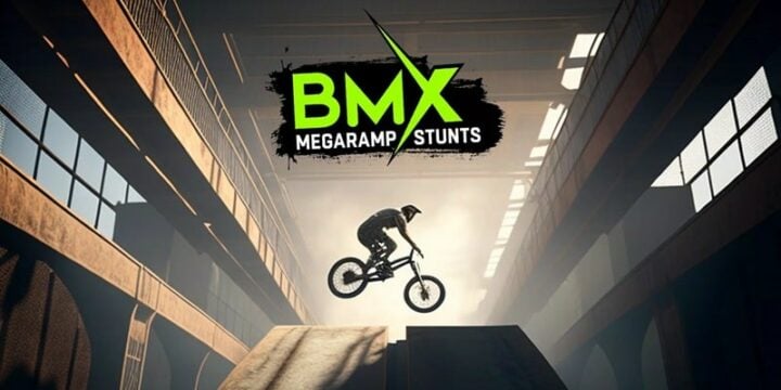 BMX Megaramp Stuntsa