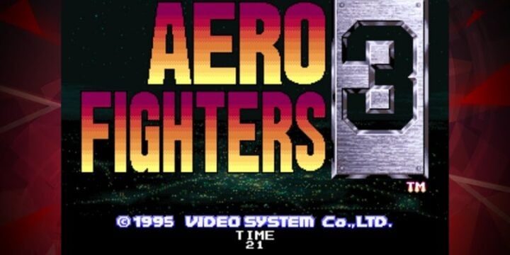 AERO FIGHTERS 3 ACA NEOGEO