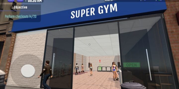 Gym Simulator 3D Fitness Store