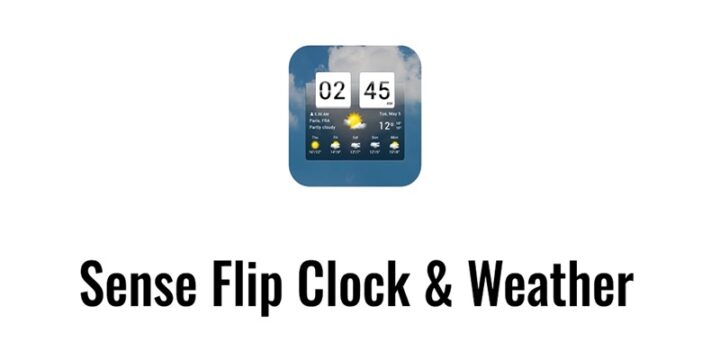 Sense Flip Clock & Weather