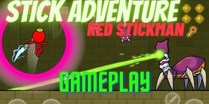 Red Stickman: Stick Adventure
