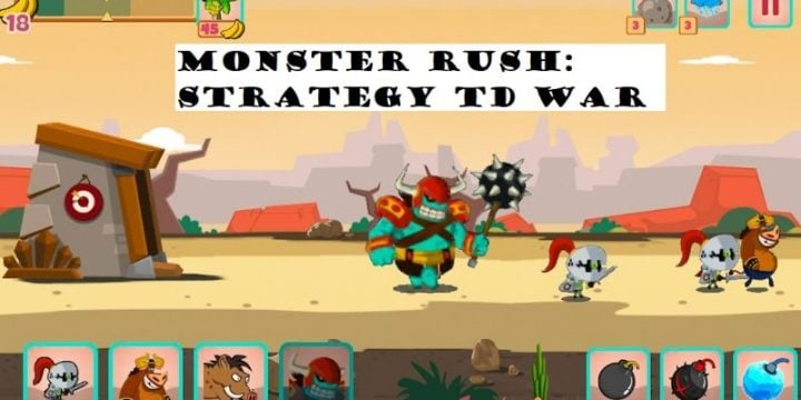 Monster Rush Strategy TD war